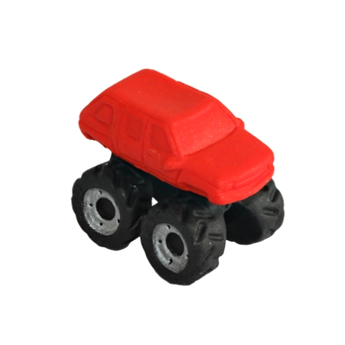 Figurka cukrowa ozdoby na tort auto monster truck dekoracje urodzinowe samochód czerwony
